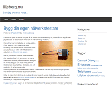 Tablet Screenshot of liljeberg.nu